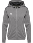 Preview: Damen Hummel Authentic Zip Hoodie - Grey melange